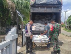 Pastikan Penyaluran Cadangan Pangan Pemerintah Berlangsung Tertib, Ini yang Dilakukan Polsek Talang Ubi