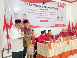 Rakercabsus PDI Perjuangan Kabupaten PALI Agenda Rapatkan Barisan Sukseskan Pilkada PALI 