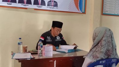Ketua Bawaslu PALI Pantau Langsung Giat Tes Wawancara Calon PTPS