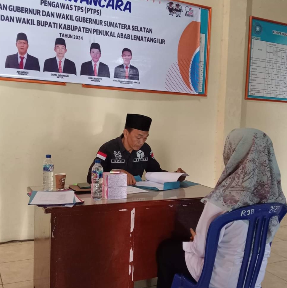 Tes wawancara calon anggota PTPS