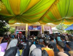 Polsek Penukal Abab Lakukan Pengamanan Kampanye Dialogis Pasangan Calon Bupati PALI Nomor Urut 01