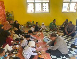 Tingkatkan Gizi dan Dukung Kesehatan Siswa-Siswi, Polsek Penukal Abab Bagikan Makanan Bergizi