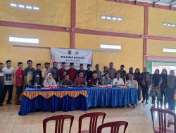 Hadir di Acara Musrenbangdes Desa Gunung Menang, Ini Kata Kapolsek Penukal Abab 