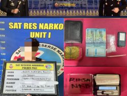 Terduga Pengedar Sabu Dinamakan Satresnarkoba Polres PALI, Segini Bukti Didapat