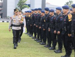 Kapolda Sumsel Apelkan 1471 Personel Persiapan Pengamanan Pengawalan Tahan Pungut dan Hitung Suara