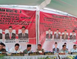 Reses DPRD PALI Dapil I A dan B yang Digelar di Halaman Kantor Camat Berjalan Sukses, Ini Kata Kapolres PALI
