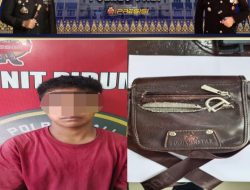 Satreskrim Polres PALI Amankan Terduga Pelaku Pencuri di Pasar Bhayangkara 