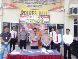Polres PALI Gelar Press Release Terkait Ungkap Kasus Narkoba