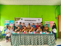 Hadir di Acara Musrebangdes Desa Talang Bulang, Ini Kata Kapolsek Talang Ubi 