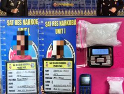 Dua Terduga Pengedar Sabu Berhasil Diamankan Satreskoba Polres PALI, Segini Barang Bukti yang Didapat
