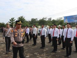 Pastikan Keamanan dan Masyarakat Jelang Nataru, Polres PALI Gelar Apel Pasukan Operasi Lilin Musi