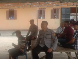 Pererat hubungan dengan Masyarakat, Polsek Penukal Abab Gelar Jumat Curhat