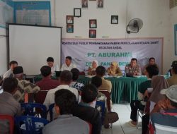 Hadiri Acara Konsultasi Publik Analisis AMDAL PT Abu Rahmi, Ini Pesan Kapolres PALI