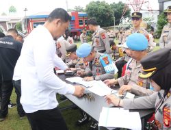 Wakapolda Sumsel Pimpin Langsung Pemeriksaan 2229 Pemegang Senpi Dinas