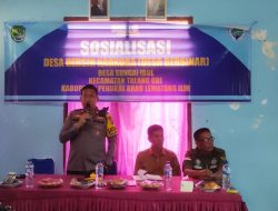 Polsek Talang Ubi Gelar Sosialisasi Desa Bersi Narkoba, Begini Jelasnya