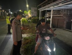 Tingkatkan Keamanan dan Ketertiban Masyarakat, Polsek Talang Ubi Gelar KRYD 