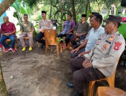 Polres PALI Gelar Jum’at Curhat di Desa Kota Baru,Penukal Utara, Ini Tujuannya
