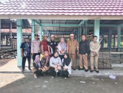 Polsek Penukal Abab Monitoring Pembangunan Los Pasar, Begini Jelasnya 