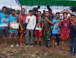 Kepala Desa Pengabuan Supriayanto,SH Hadiri Secara Langsung Final Turnamen Bolla Voly Danau Pusar Cup 