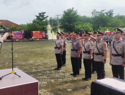 Pimpin Sertijab Sejumlah Pejabat Utama di Lingkup Polres PALI, Ini Kata Kapolres