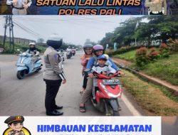Satlantas Polres PALI Himbau Pengendara Patuhi Rambu-rambu Lalu Lintas 