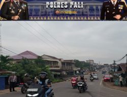 Polres Pali Laksanakan Giat Strong Point Pagi dalam Operasi Keselamatan Musi 2025