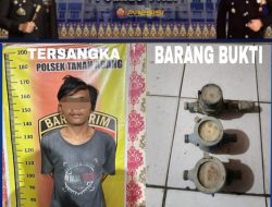Terduga Pelaku Pencuri Water Meter Milik PDAM Diamankan Tim Opsnal Polsek Tanah Abang