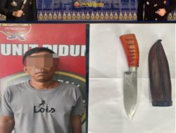 Bawa Sajam, Pria Ini Diamankan Satreskrim Polres PALI 