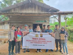 Polsek Talang Ubi Gelar Bakti Sosial,Pererat Kepedulian Menjelang Ramadhan 1446 H