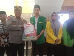 Polres PALI dan Elemen Mahasiswa Bersinergi dalam Bakti Sosial Menyambut Ramadhan 1446 H