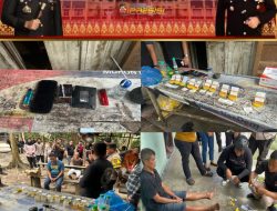 Polres PALI Gelar Razia Gabungan Operasi Pekat I Musi 2025, Hasil Tes Urine Beberapa Warga Dinyatakan Positif Pemakai Narkoba