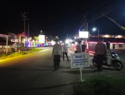 Wujudkan Keamanan dan Ketertiban di Wilayah Hukumnya, Polsek Talang Ubi Gelar KRYD 