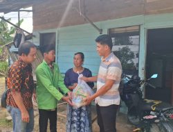 Polres Pali Gelar Bakti Sosial Ramadhan, Mahasiswa dan Masyarakat Terima Bantuan Sembako
