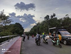 Cegah Balap Liar dan Tawuran, Polsek Penukal Abab Gelar Patroli Preventif