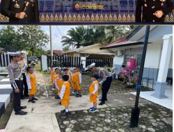 Satlantas Polres PALI Tanamkan Kesadaran Berlalu Lintas Sejak Usia Dini di TK Bhayangkari