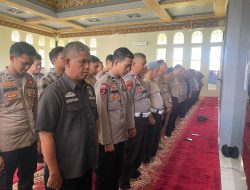 Polres PALI Gelar Sholat Ghaib, Do’akan Anggota Polri yang Gugur di Way Kanan