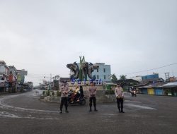 Jaga Keamanan dan Ketertiban Masyarakat, Polsek Talang Ubi Gelar Patroli Subuh