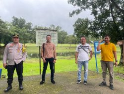 Pastikan Pengunjung Candi Bumi Ayu Berjalan Tertib, Ini yang Dilakukan Polsek Tanah Abang 