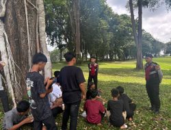 Sat Samapta Polres PALI Laksanakan Patroli Perintis Presisi di Area Lapangan Golf Pendopo