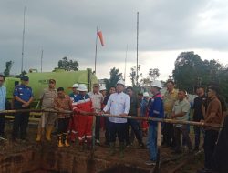 Wakil Bupati Iwan Tuaji, Tinjau Lokasi Operasional PT. Betung Selo Pali  Energi