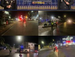 57 Personel Gabungan Tim UKL III Polres PALI Dilibatkan Dalam Razia Terpadu Akhir Pekan