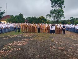 Kapolsek Talang Ubi Jadi Pembina Upacara di SMKN 1 Talang Ubi, Sampaikan Pesan Kamtibmas kepada Pelajar