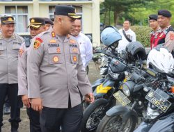 Kapolres PALI Gelar Pengecekan dan Pendataan Ranmor Dinas,Tegaskan Kesiapan Operasional 2025