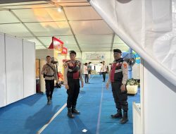Polres PALI Laksanakan Pengamanan Kegiatan UMKM di Gelora November Komperta