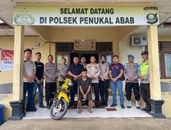 Polsek Penukal Abab Berhasil Ungkap Kasus Curanmor di Kebun Karet, Pelaku Ditangkap di Desa Purun