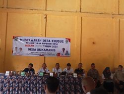Musyawarah Desa Suka Manis Bentuk Koperasi “Merah Putih”, Dorong Kemandirian Ekonomi Masyarakat