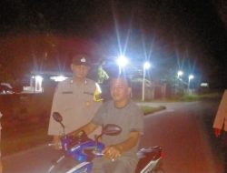 Polsek Penukal Utara Gelar Razia KRYD, Tegur Pengendara dan Imbau Remaja Hindari Judi Online