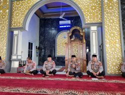 Personel Polres PALI Gelar Kegiatan Binrohtal, Tingkatkan Iman dan Soliditas Antar Anggota