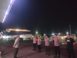 Polsek Talang Ubi Gelar Apel Malam dan Patroli Wilayah, Wujudkan Keamanan dan Ketertiban di Jalan Lintas PALI