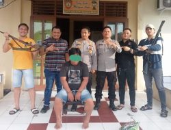Terduga Pelaku Pengancaman dengan Senjata Api Diamankan Unit Reskrim Polsek Penukal Abab 